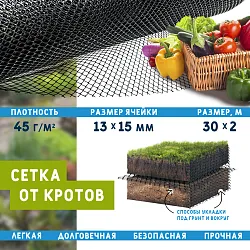 Сетка от кротов: надежная защита для вашего участка