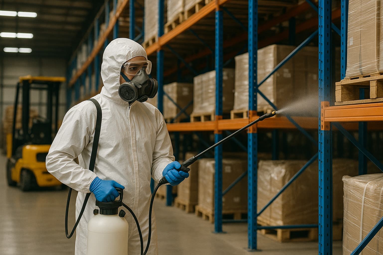 Дезинфекция складских помещений: залог безопасности и гигиены